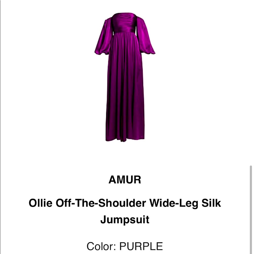 Amur off-the-shoulder jumpsuit